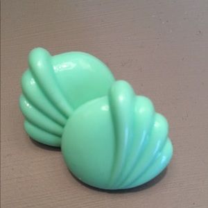VTG sea-foam green earrings.